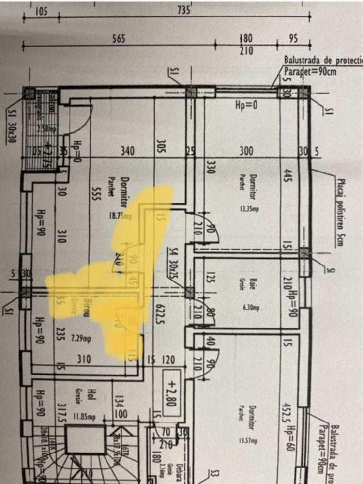 Persoana fizica vand apartament 3 camere zona de case finisat - imagine 8