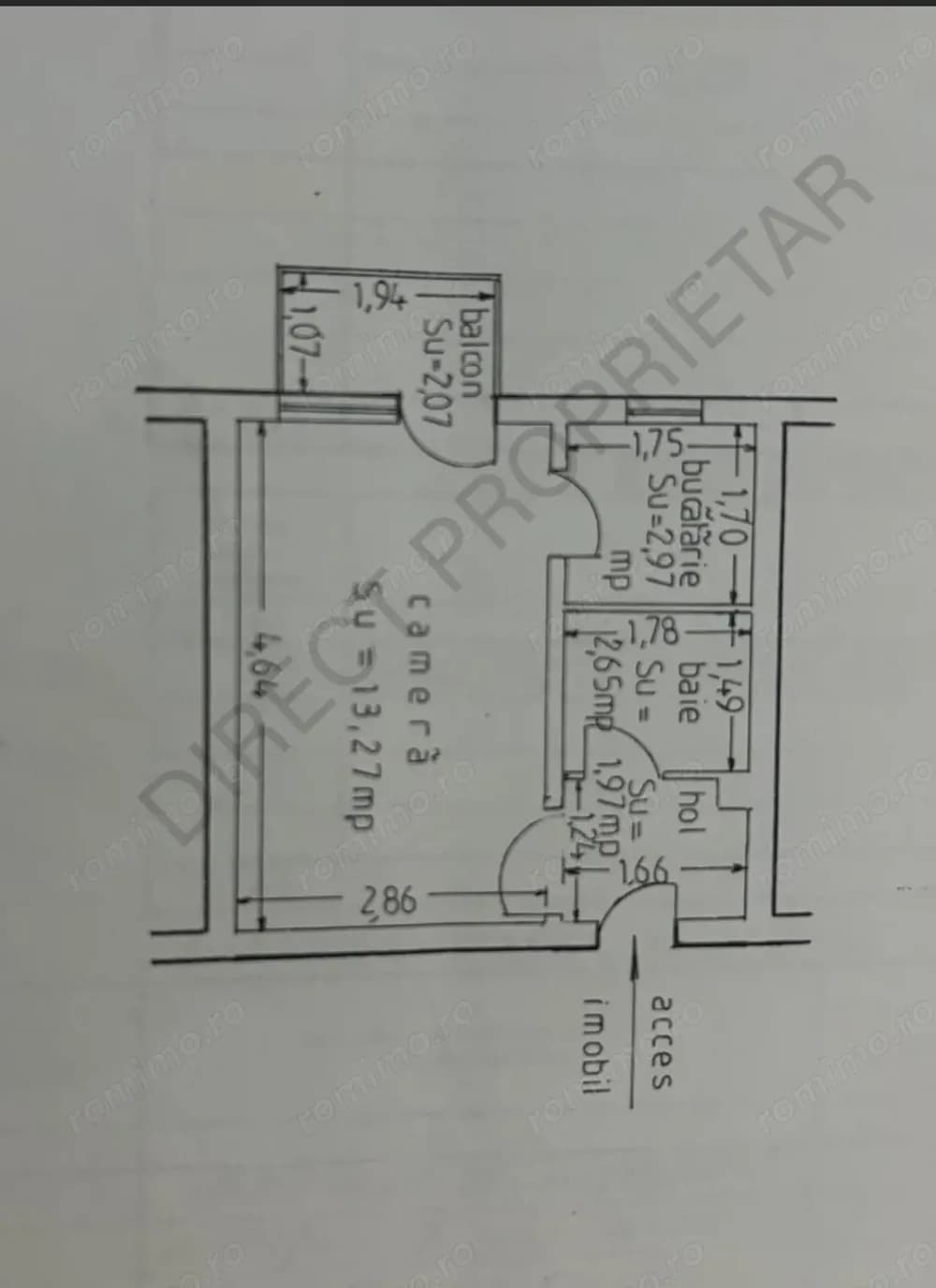 Garsoniera din construcție, aleea pelicanului, 23 mp - imagine 1