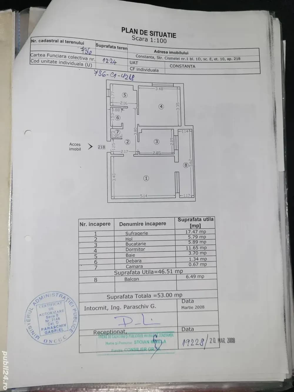 Apartament 2 camere , zona Cireșica ,  Confort 0