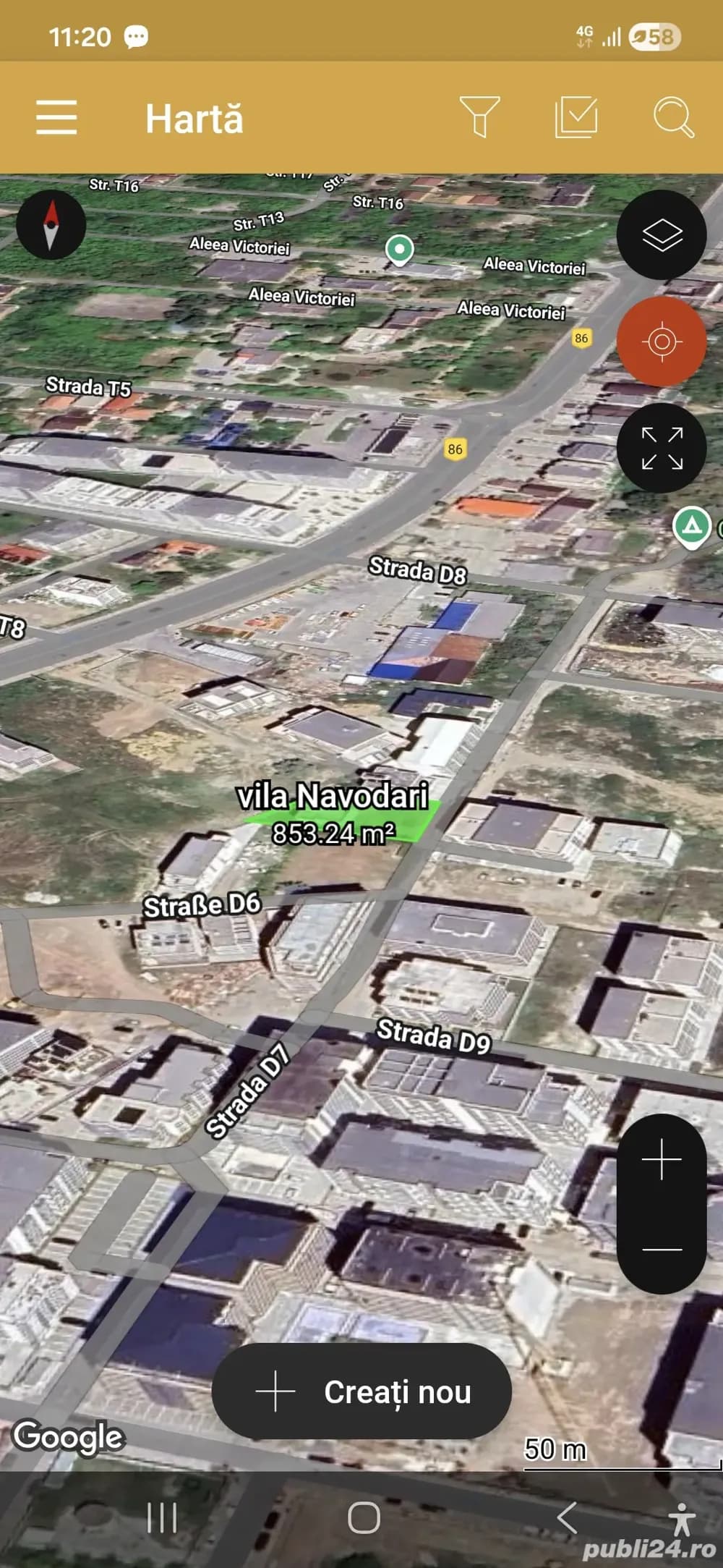 La doar 350 m de plaja Navodari, P+3+terasa la rosu deschis, pe 962 mp - imagine 1