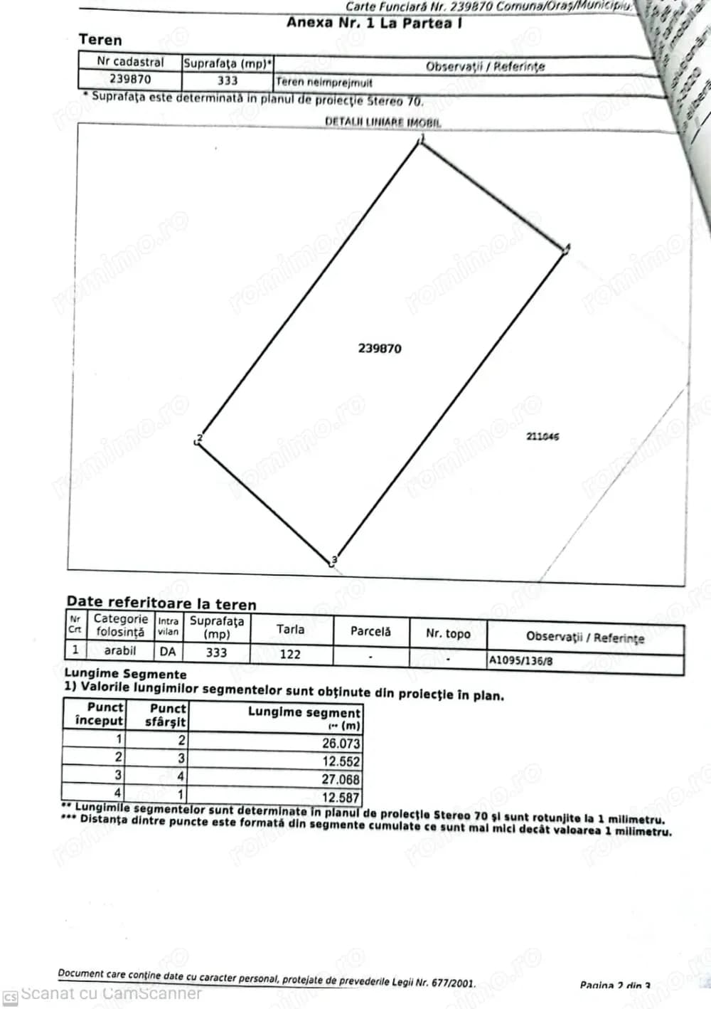 Ideal investitie!Vila Cucoanei-teren intravilan 333mp ,