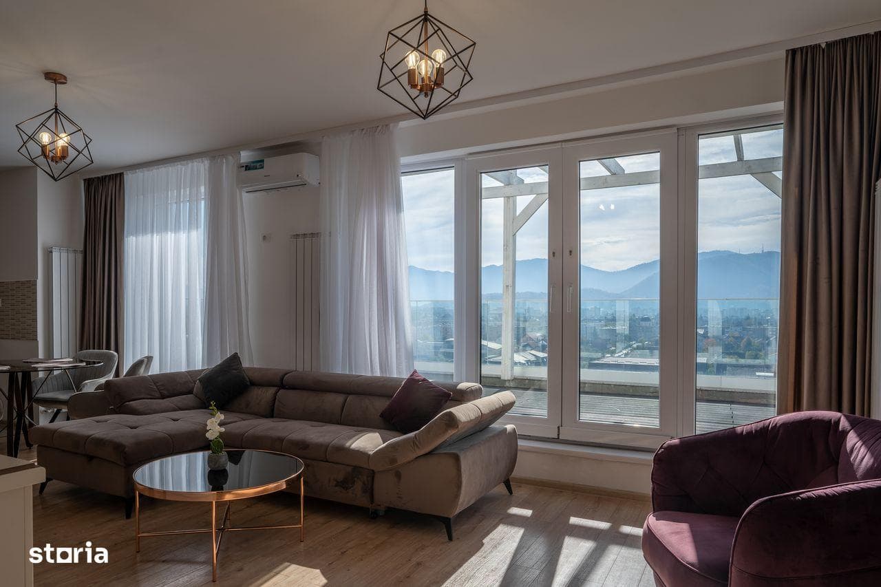 Penthouse exclusivist / Vedere superbă spre Tâmpa / Tractorul - Coresi - imagine 1