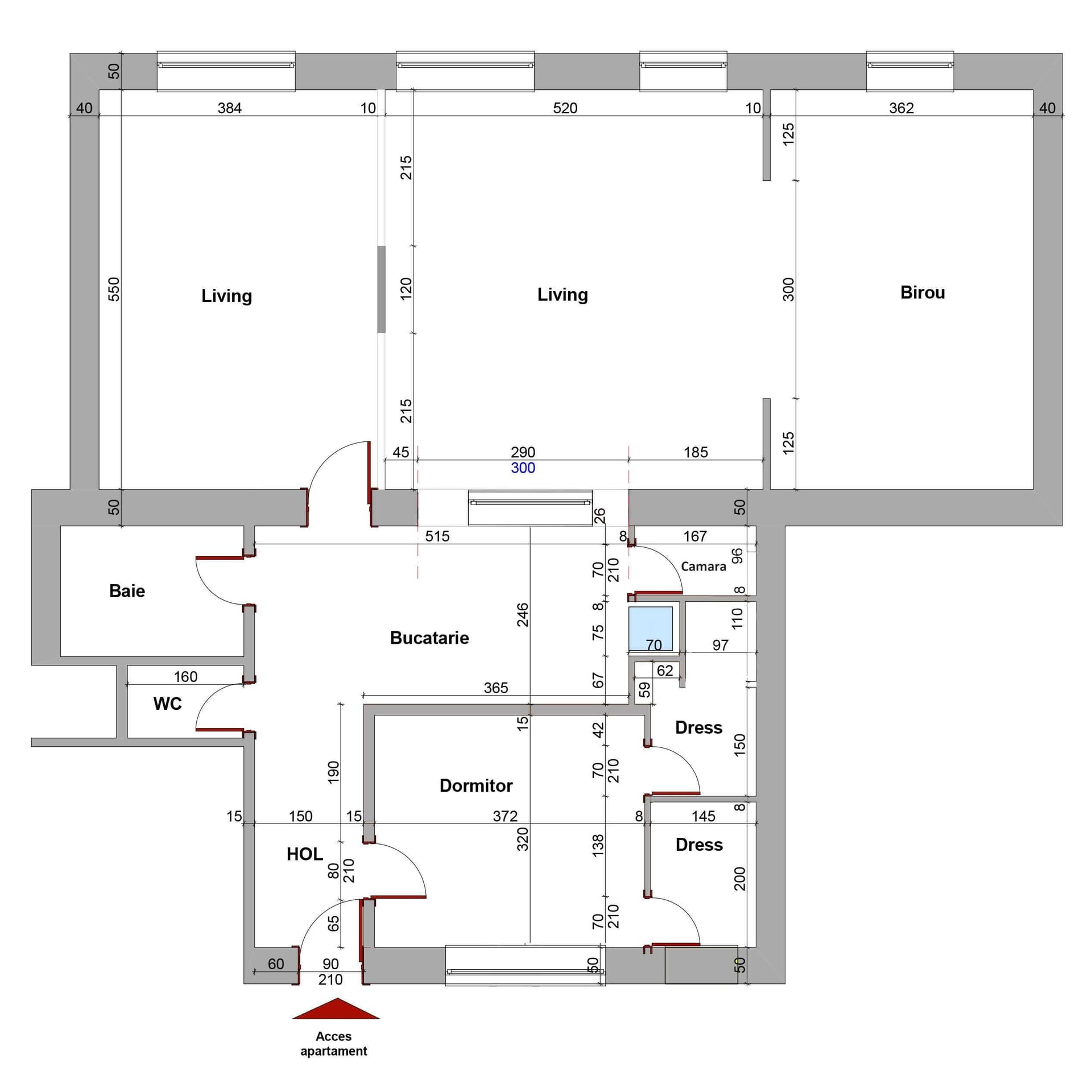 PF Vand Apartament 3 camere, 120 mp, Calea Dorobanților - imagine 8