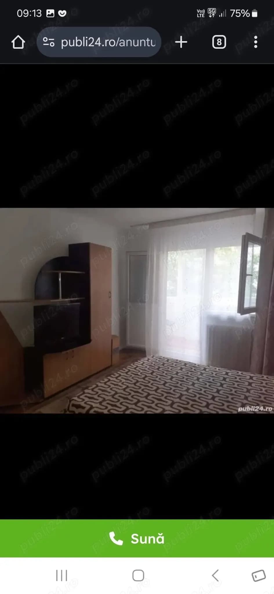 Închiriez garsoniera decomandata , et.1, Rovine, Poștă.