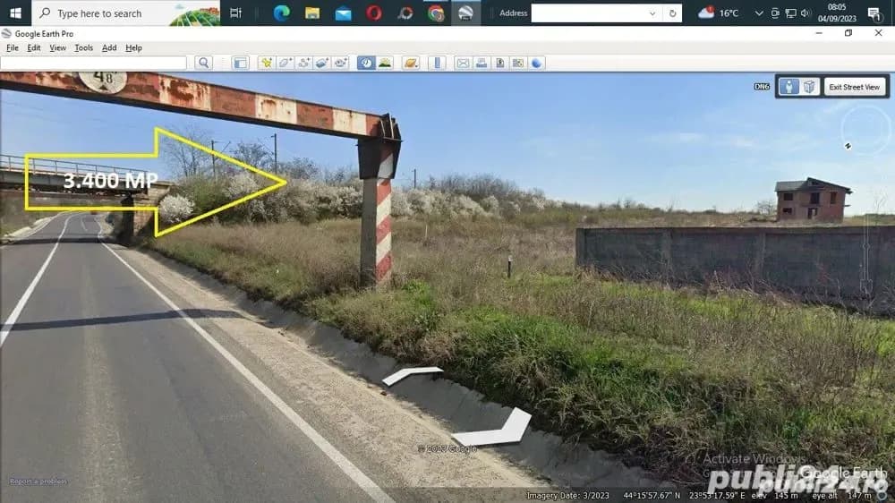 Teren Carcea,la asfalt,3400 mp-la 4 min.de zona Ford-Selgros- Str Craiovei-DN Craiova-Caracal - imagine 1