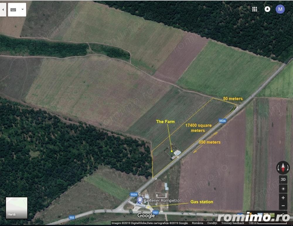 Vand teren padurea Bucovat - 9 km de Craiova - cu deschidere de 350m la drum judetean - imagine 1