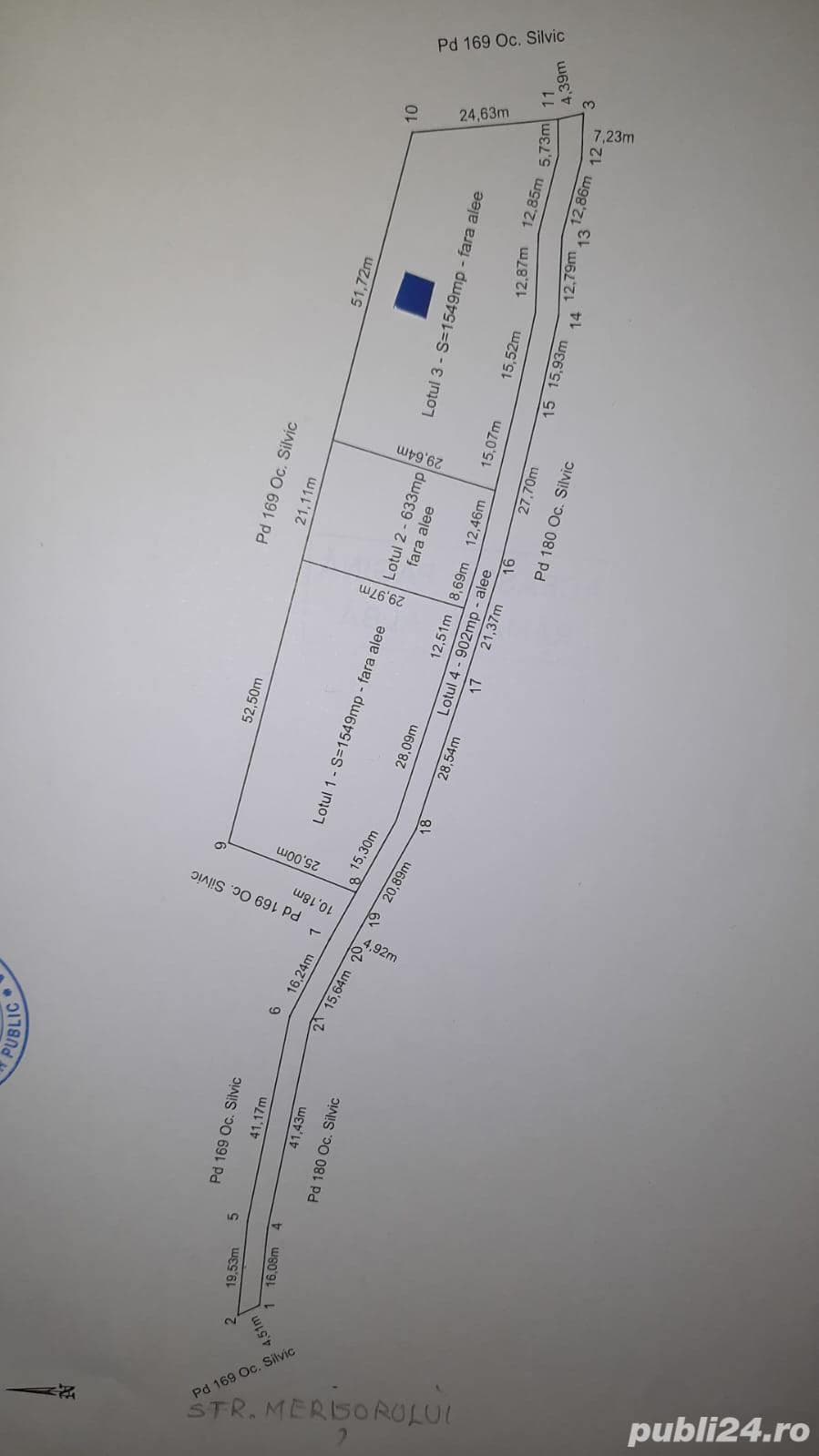 Teren de vanzare strada Merisorului - imagine 1