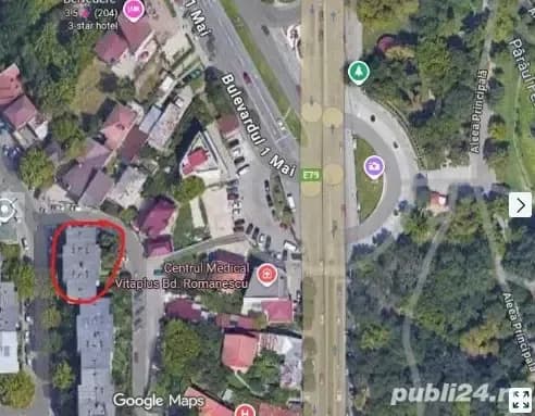 Vand Apartament 3 camere, vedere directă la Parcul Romanescu   1 Mai