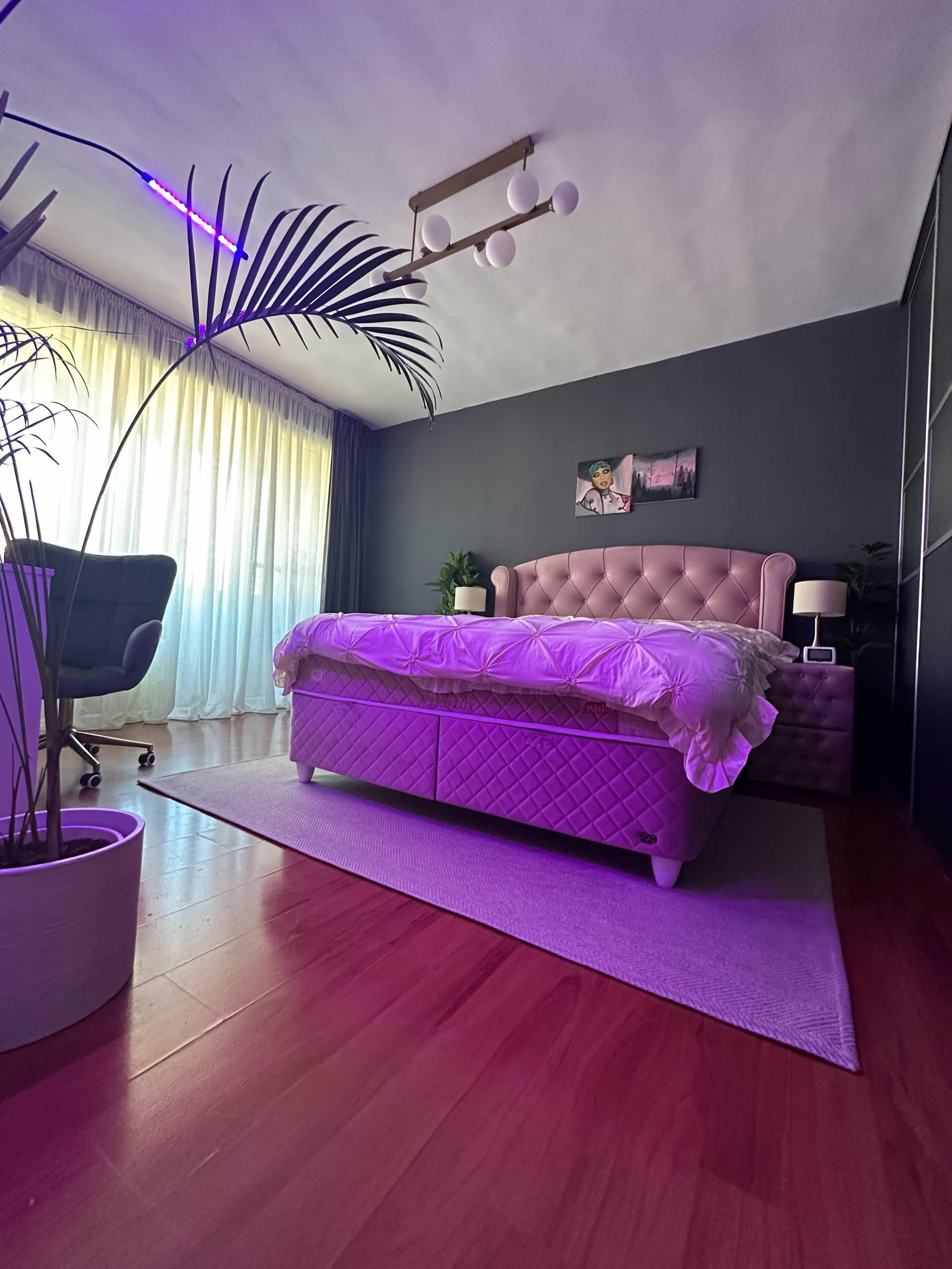 Apartament 2 camere, 50 mp, complet mobilat, 2 balcoane, 2 parcări