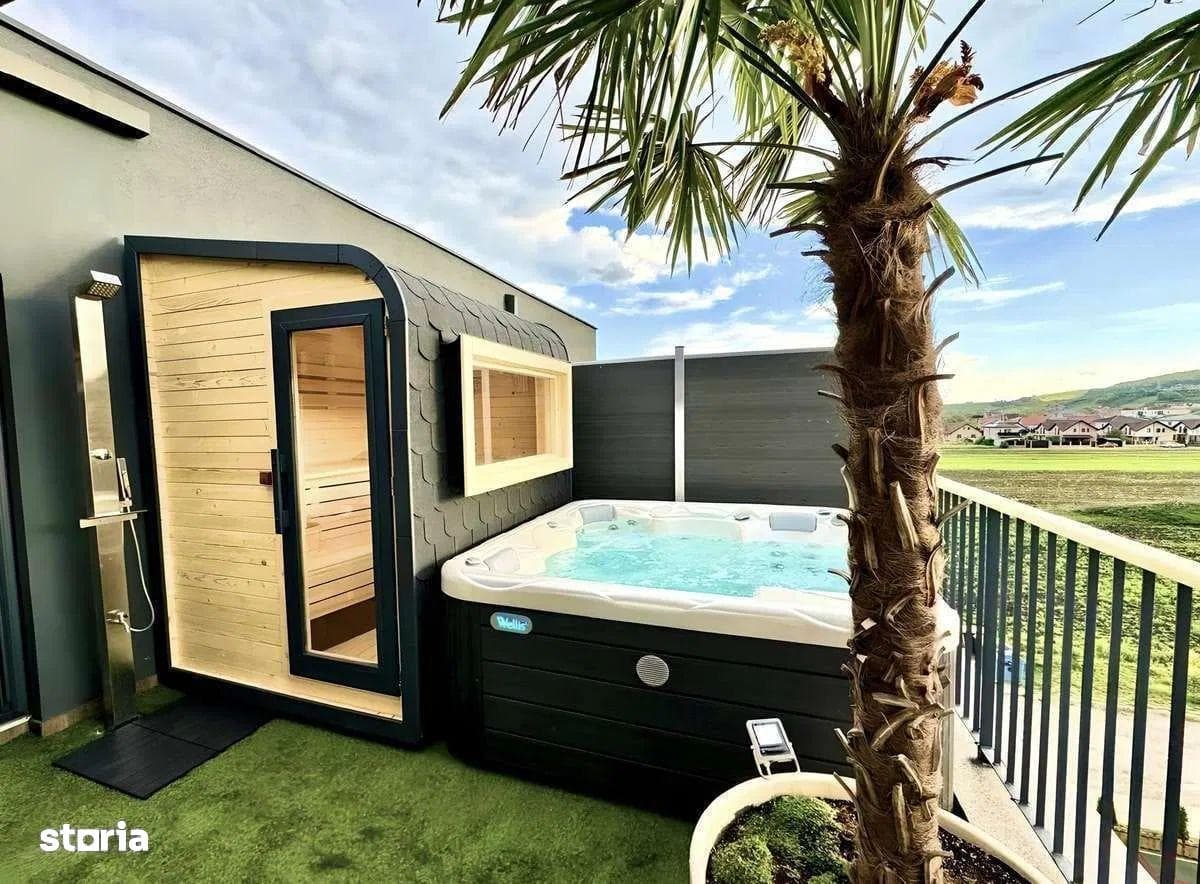 PENTHOUSE 2 Nivele | 200MP | SPA | Jacuzzi | Sauna | Complet Mobilat ! - imagine 1