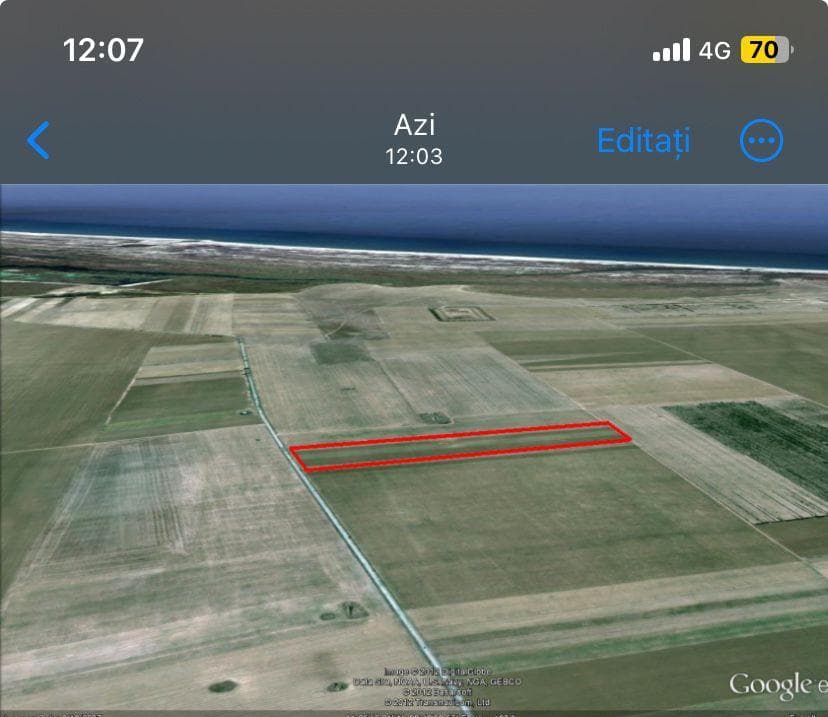 Vand teren in Corbu 1 Ha cu vedere la mare - imagine 1