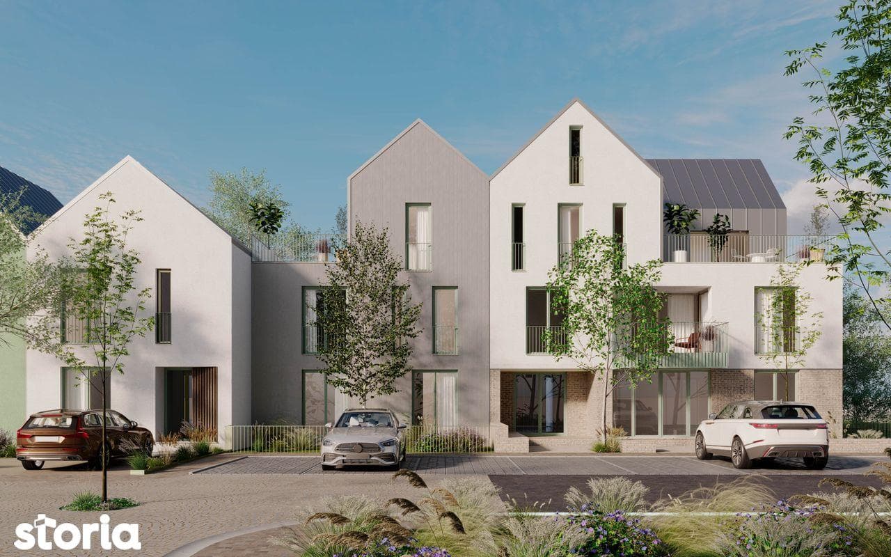 7 apartamente la VILA, Colina Park, Pompa caldura individ.,Cl. Energ.A - imagine 1