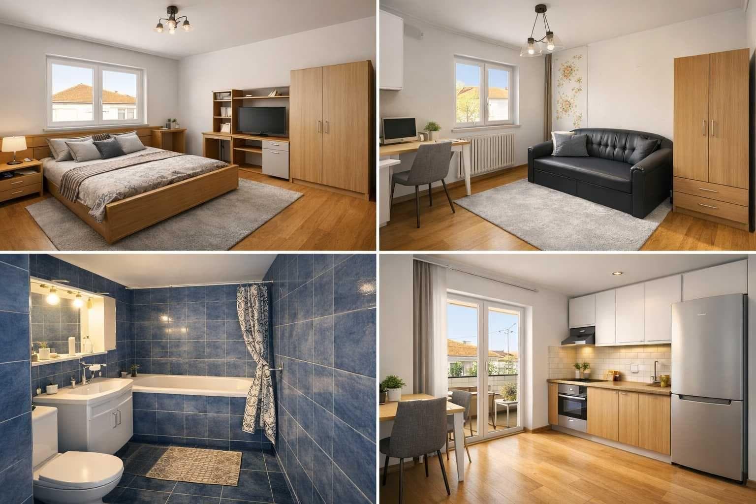 Proprietar vând apartament 3 camere, vizavi de Parcul Olosig