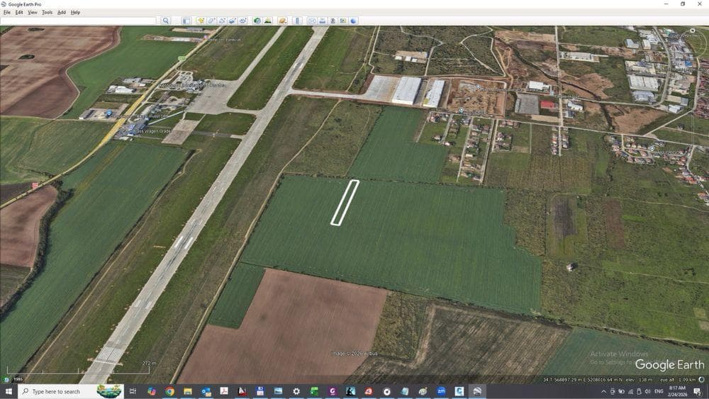 Teren intravilan 4350mp- Grogorescu Oradea-22€mp - imagine 1