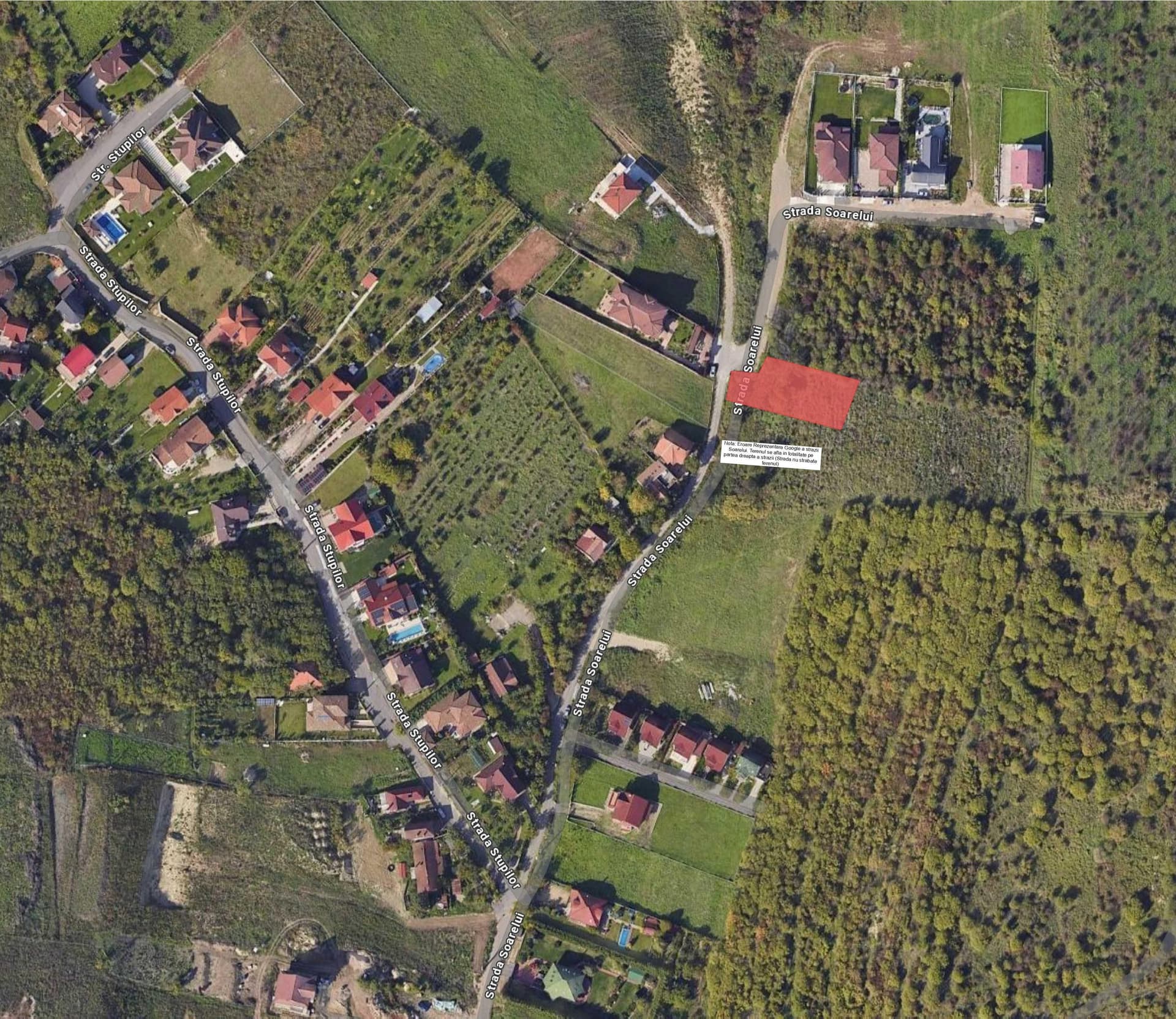 Teren Strada Soarelui Dealuri Oradea – 1001 mp Intravilan construibil - imagine 1