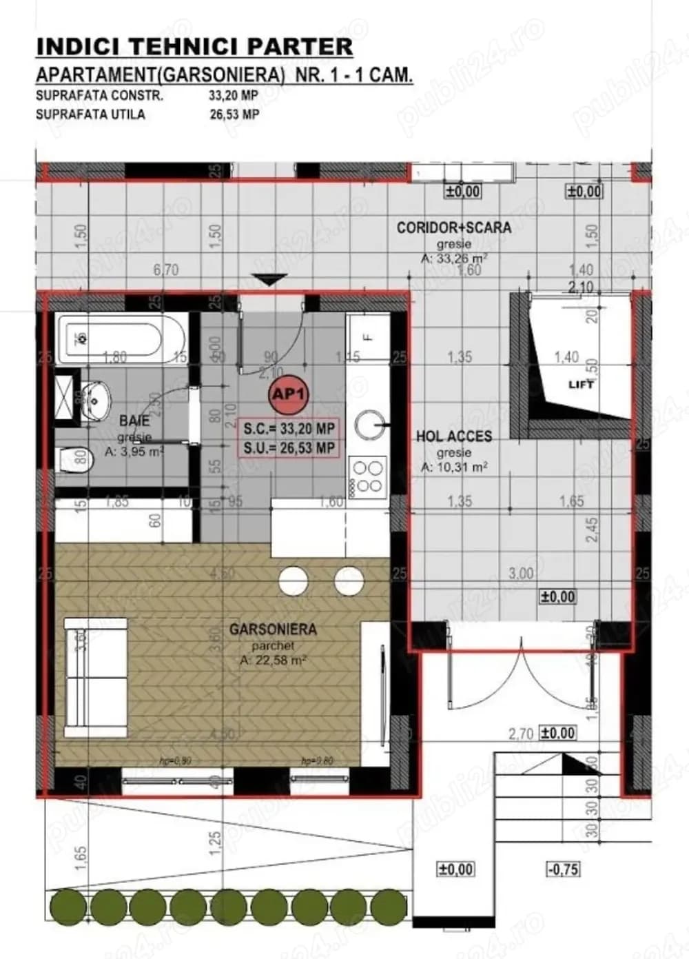 Studio cu 1 camera si loc parcare, bloc 2025, Tva inclus,lângă  Oradea - imagine 1