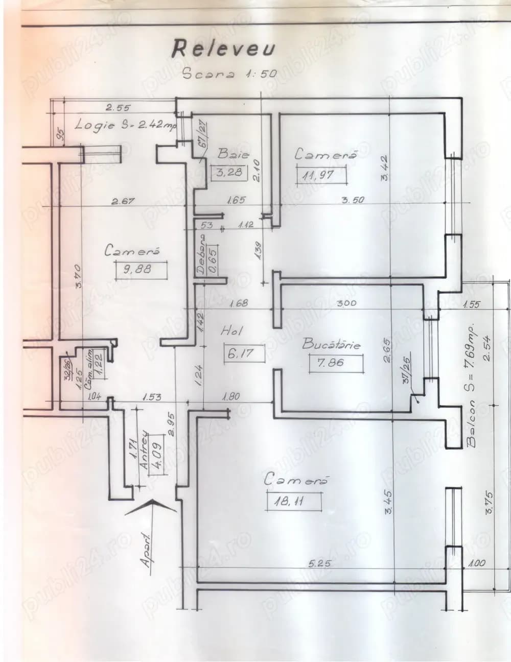 Apartament de 3 camere de vanzare, Rogerius, Oradea - imagine 1