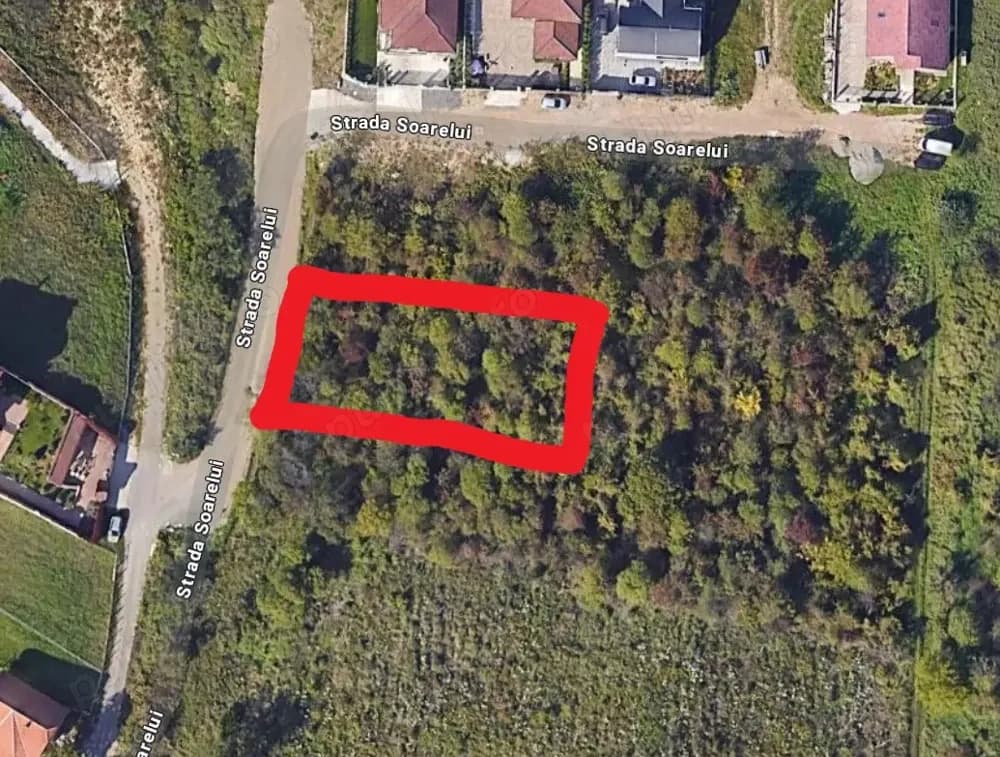 Teren intravilan, zona verde, 1250mp, str. Soarelui Oradea 119e mp