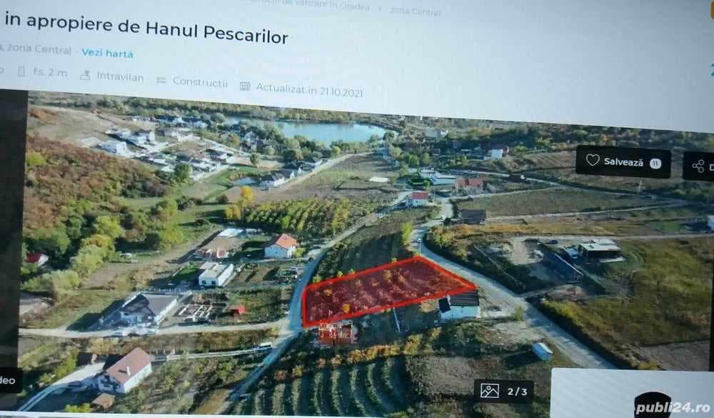 Terenuri intravilane Saldabagiu deMunte(2x500mp) aproape de Hanul Pescarilor