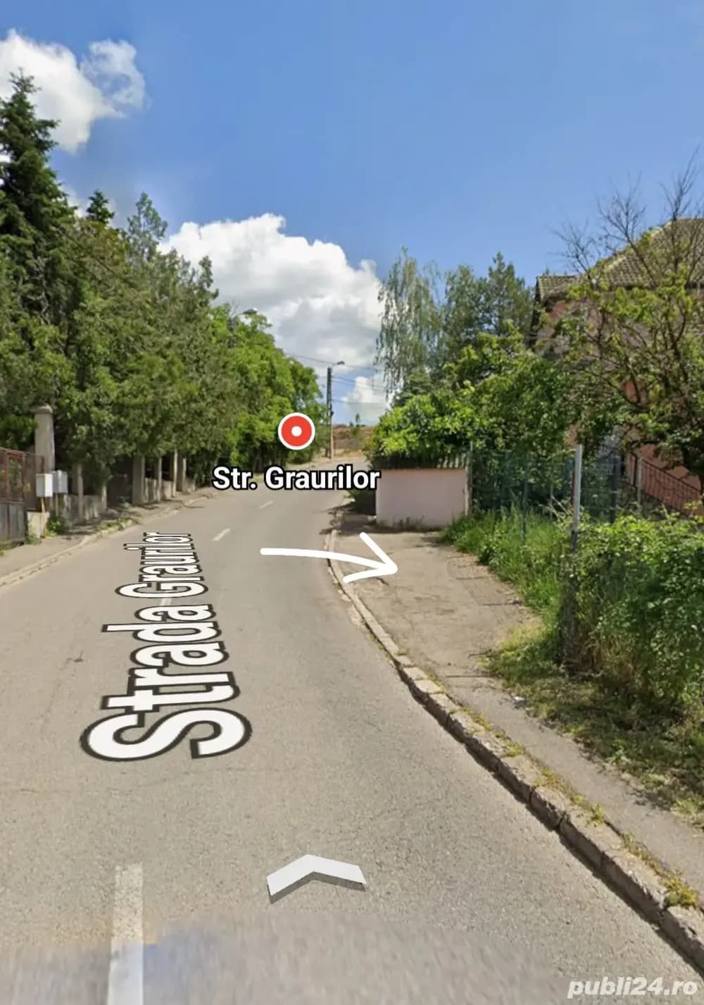 Vand teren Ciuperca str Graurilor 21A