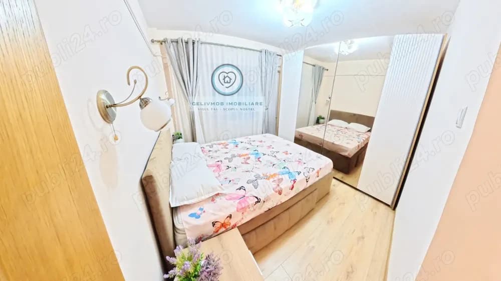 Ultracentral Ploiesti-3 cam, 2 bai, 2 balcoane, renovat+mobilat+utilat - imagine 1