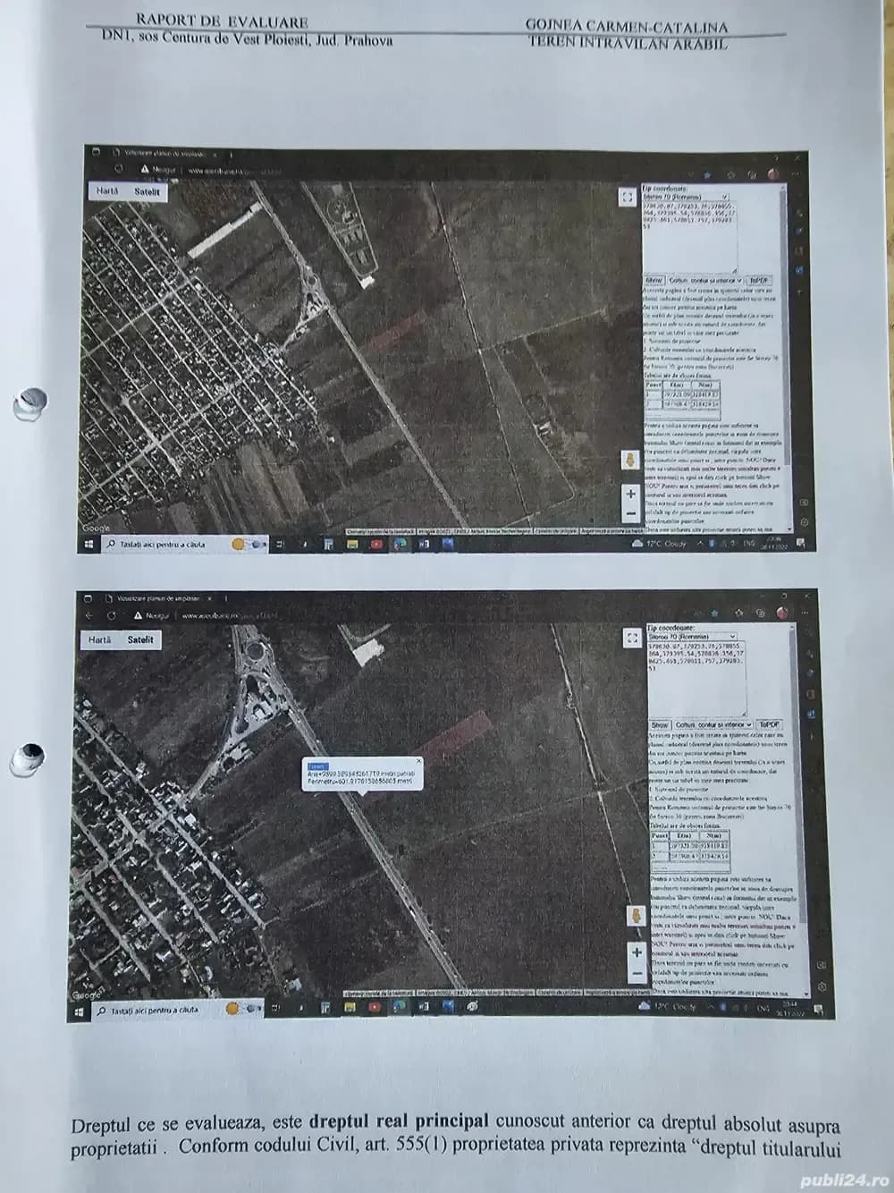 Teren intravilan centura de vest Ploiești