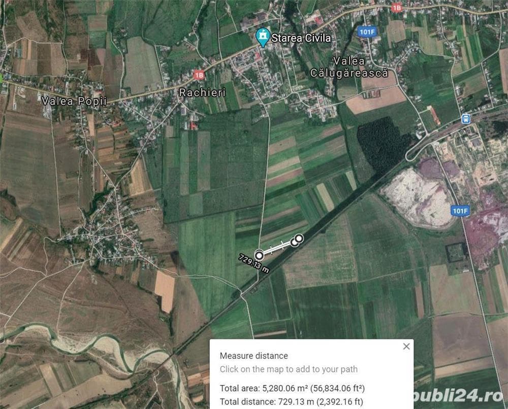 Teren extravilan arabil 5 273 mp