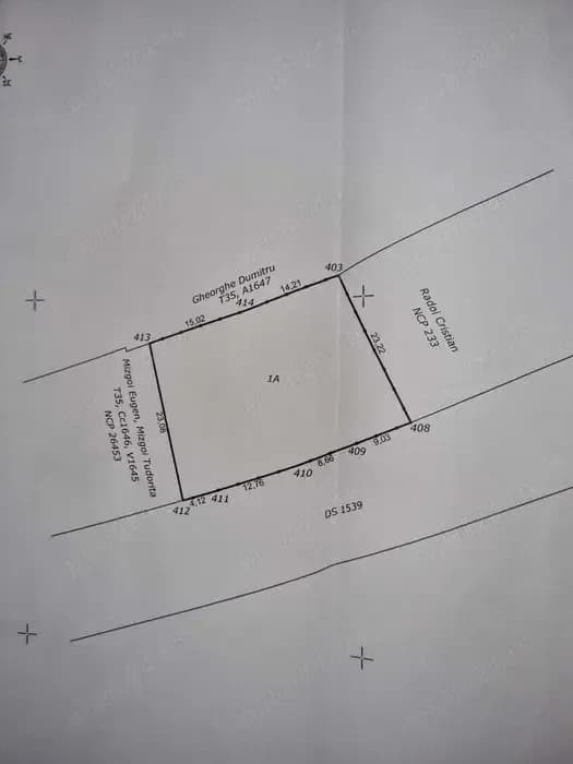 Vând teren intravilan 730mp