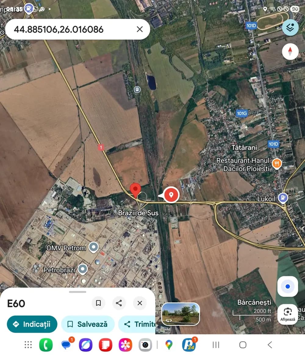 Teren strategic de 4.161 mp pe Centura Ploieștiului, cu acces Auto