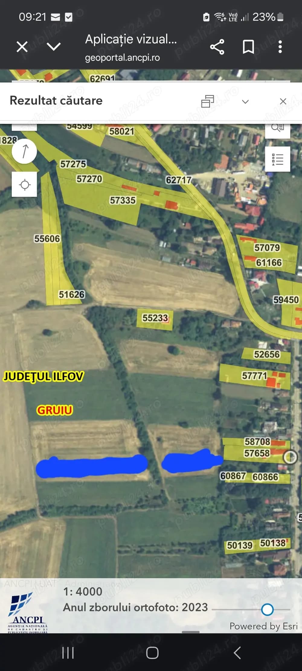 Vindem teren extravilan aproape de autostrada