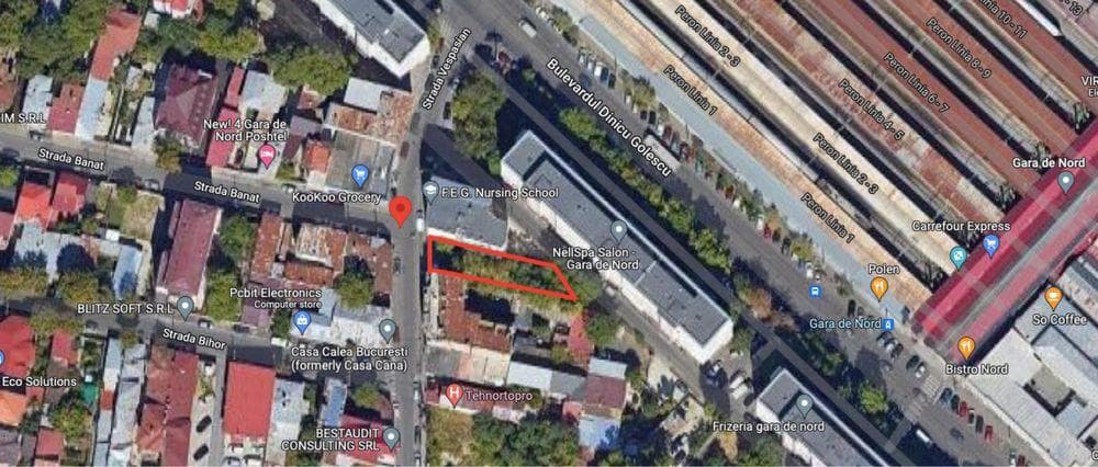 Teren intravilan Gara de Nord