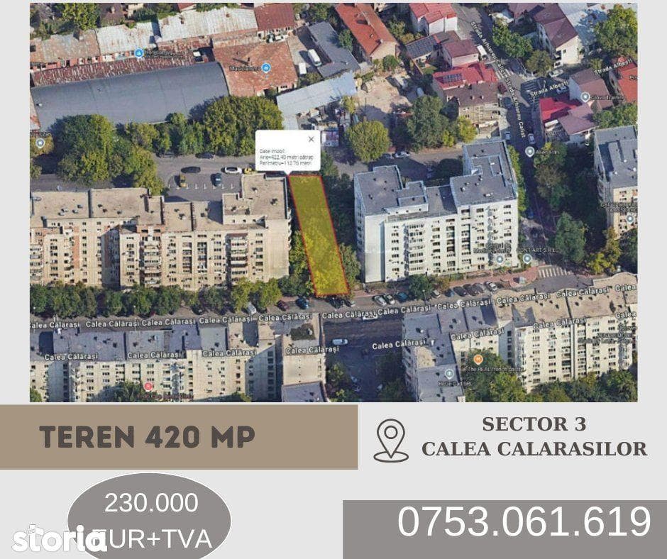 Teren Construibil 420 Mp  - Calea Calarasilor ~ Sector 3