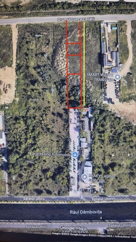 Teren de inchiriat cu birou Lunca Cetatii , 500-1000 mp, Sector 3