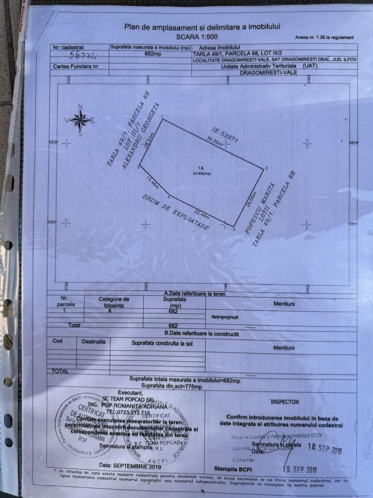 Teren Dragomiresti DEAL
