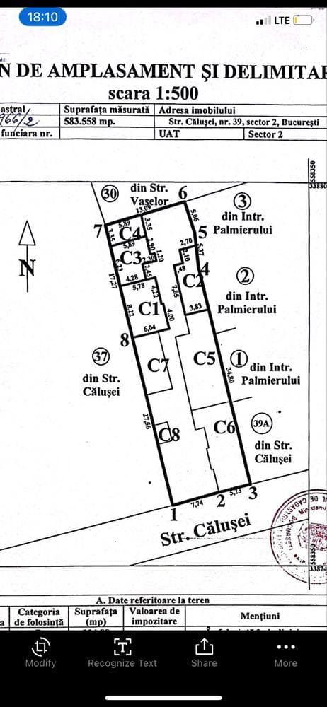 Teren cu casa demolabila