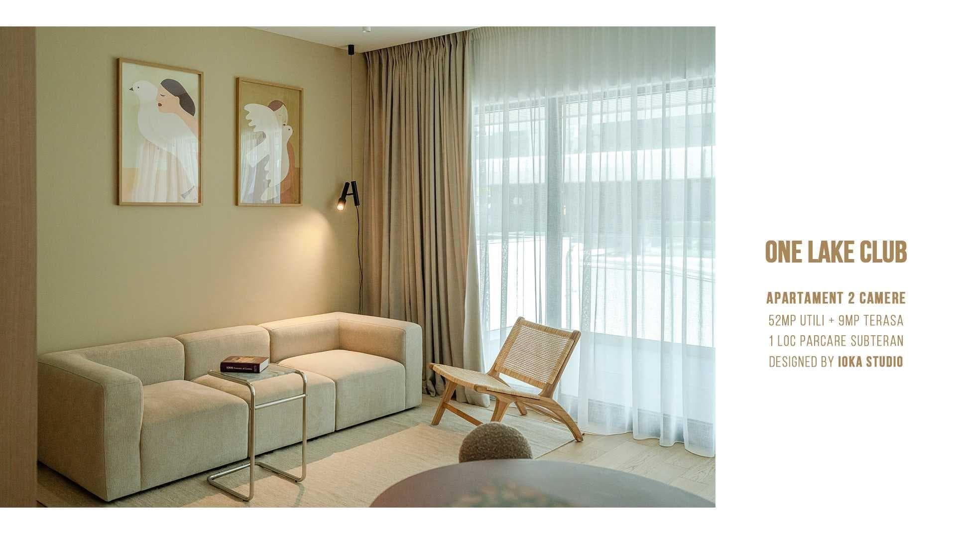 2 camera One Lake Club I Prima Inchiriere I Parcare subterana inclusa - imagine 1