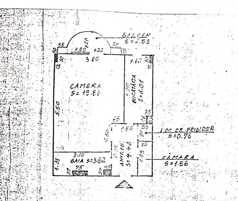 Vand apartament 1 camera Marasti BRD - imagine 1