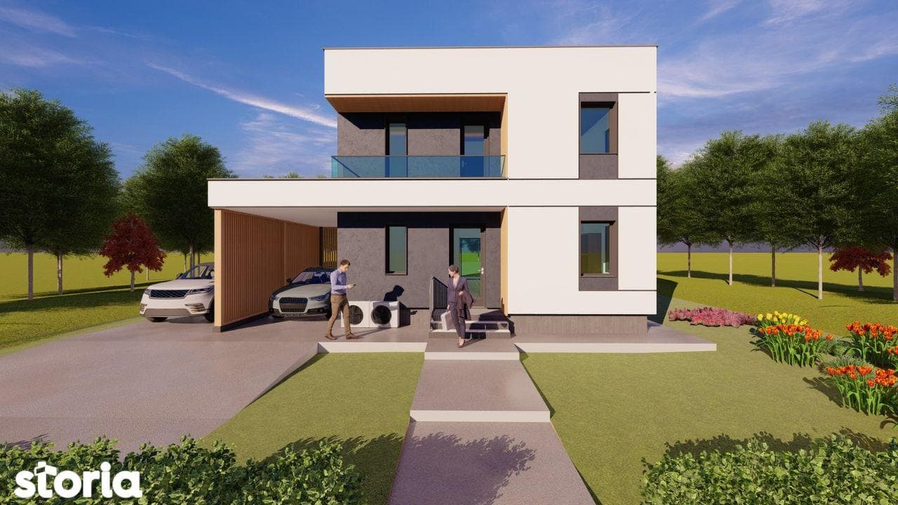 Vand casa noua P+E in Cluj-Napoca, str. Soporului, 800mp teren