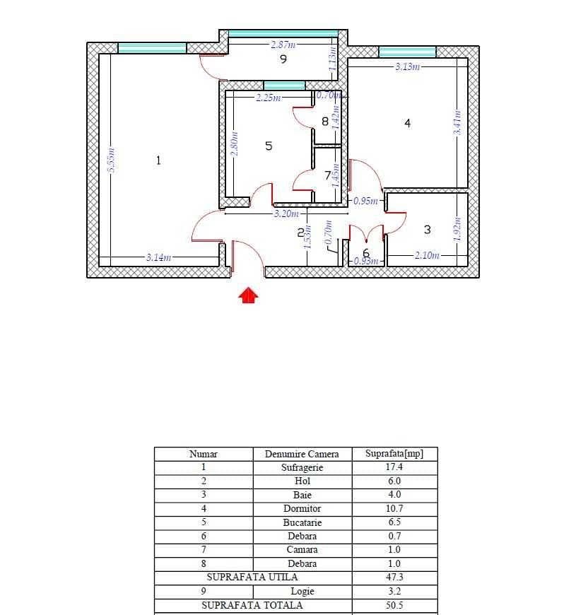 Apartament 2 Camere Aparatorii Patriei - imagine 1