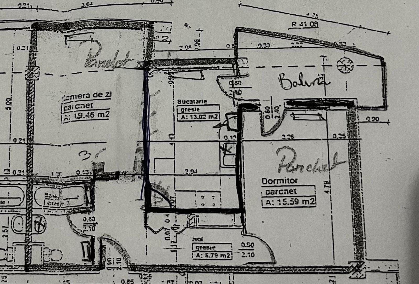 Apt 2 camere, 60mp, strada Alverna, Cluj-Napoca - imagine 1