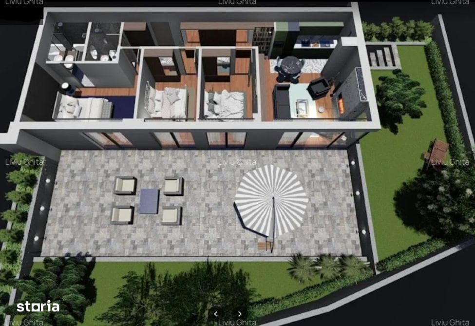 Vand apartament 4 camere cu terasa si gradina, ultracentral - imagine 1