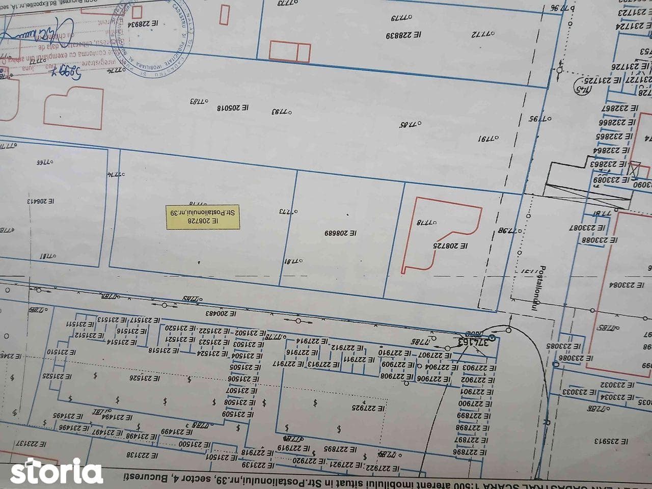 Teren Postalionului,39,sect 4,Berceni, Proprietar