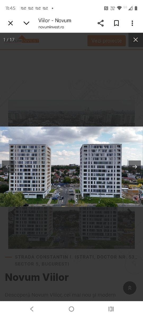 Vând garsoniera Parcul Carol