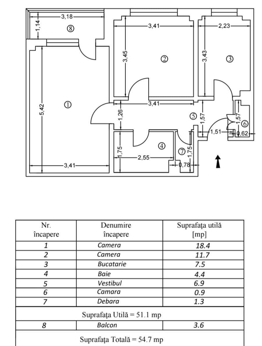 Vânzare apartament 2 camere - Gorjului - imagine 1