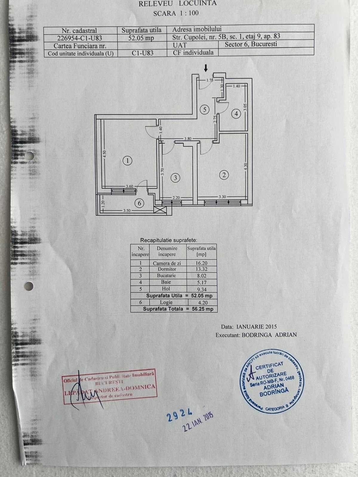 Apartament zona Lujerului, 2 camere, decomandat - imagine 1