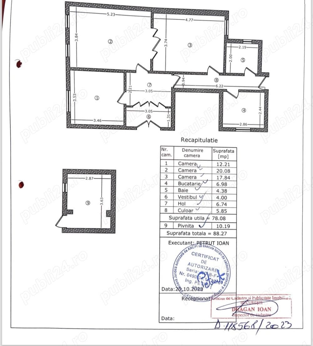 Apartament 3 camere in vila, Gara de Nord - Calea Grivitei