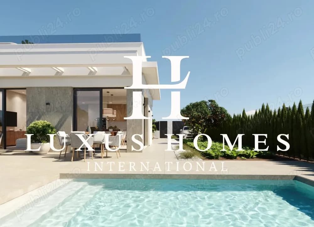 Vilă modernă cu piscină privată situată într-un resort de golf