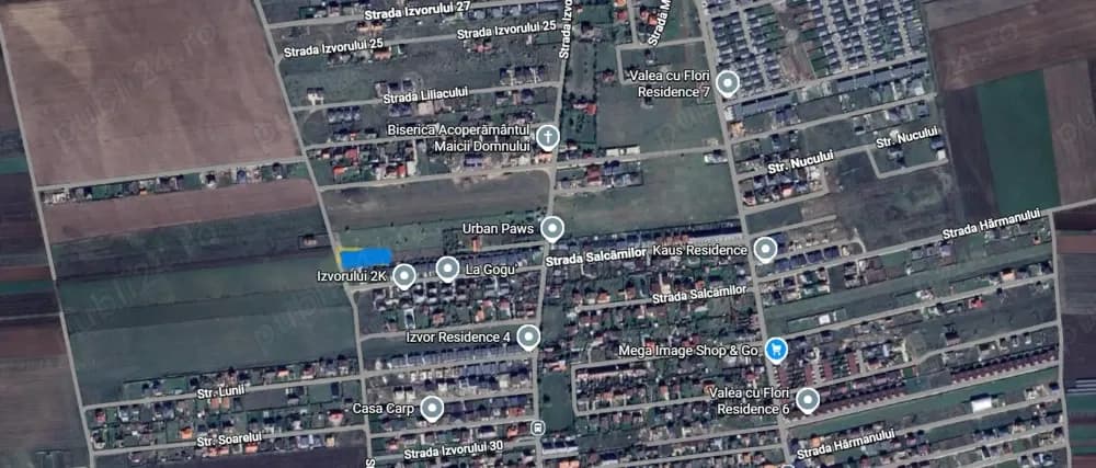 Vând teren intravilan, 1500 mp