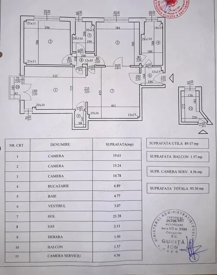 Apatament 4 Camere, 95m , Calea Calarasilor, Piata Muncii