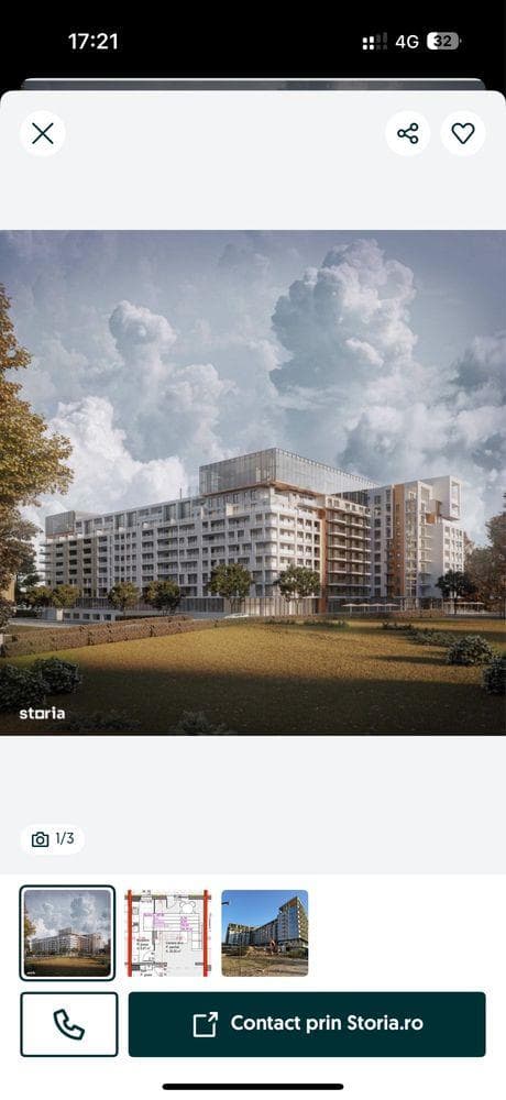 Apartament  in cart Gheorgheni cu 2Cam 45 M+12M Terasa langa Parc ET-8 - imagine 1